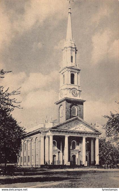 A672 US Connecticut New Haven First Church of Christ postcard