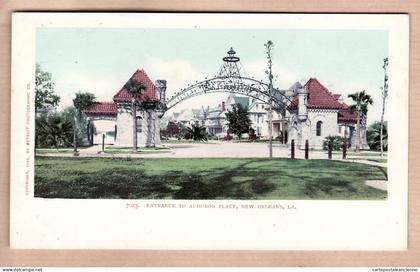 31776 /  ◉  NEW-ORLEANS Louisiana-LA Entrance to AUDUBON Place Copyright 1903 By DETROIT PHOTOGRAPHIC Co N°7023