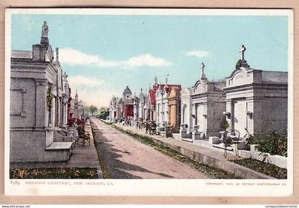 31778 /  ◉  NEW-ORLEANS Louisiana-LA Metairie Cemetery Copyright 1900 By DETROIT PHOTOGRAPHIC Co N°8385