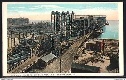 AK Newport News, VA, the C. & Ry. new Coal Pier No. 9
