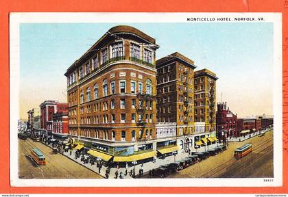 21581  NORFOLK VA-Virginia USA ◉ MONTICELLO Hotel ◉ 1928 à Veuve LEGER 12 rue Henry IV Le Havre (•◡•) Louis KAUFMANN