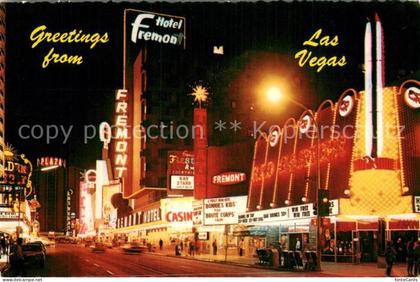Las Vegas Nevada Fremont Street bei Nacht