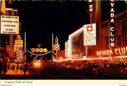RENO  Nevada USA Virginia-Street Reno-Arch Harolds-Club Nevada-Club Horseshoe-Cl