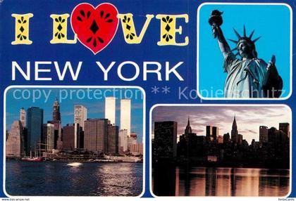 New York City Freiheitsstatue Skyline