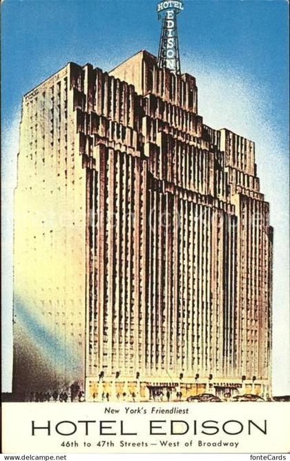 New York City Hotel Edison
