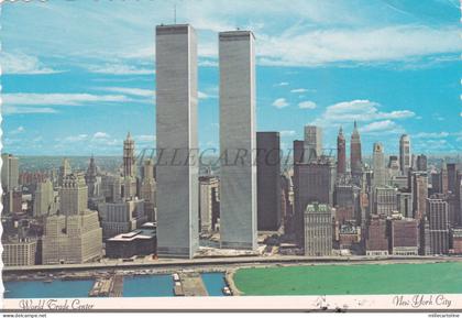 NEW YORK CITY - World Trade Center, Twin Towers, Postcard 1983