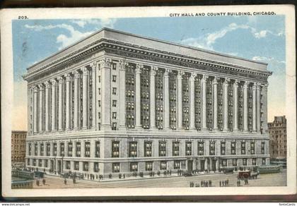 Chicago Illinois City Hall Conty Building