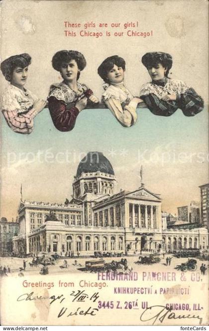 Chicago Illinois Girls of Chicago Building