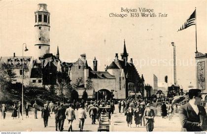 Expositions Worlds Fair Chicago 1933 Belgian Village