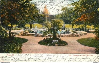 Peoria Illinois Fountain at Glen Oak Park