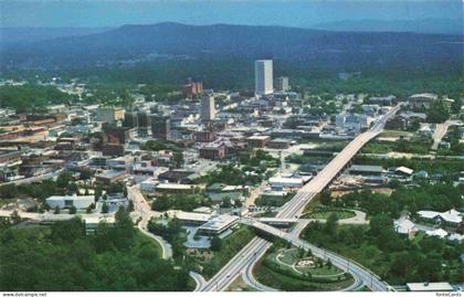 Greenville South Carolina USA Aerial view of Business Section