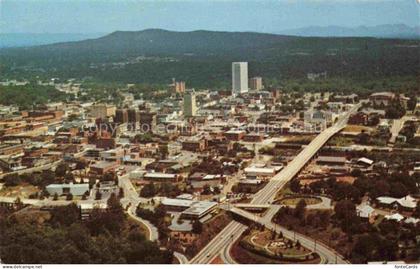 Greenville South Carolina USA Aerial view of Business Section