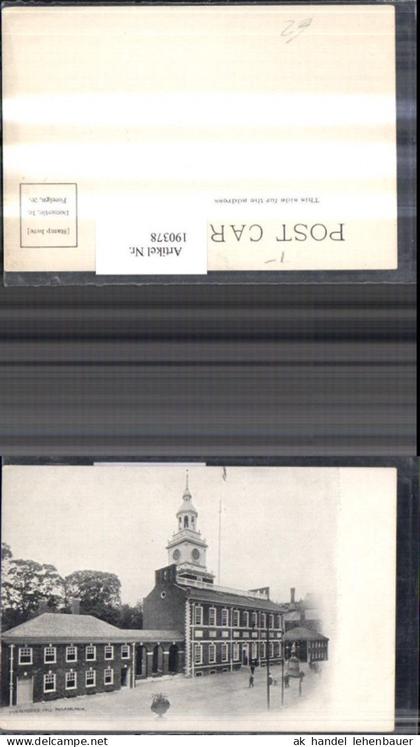 190378,Pennsylvania Philadelphia Independence Hall