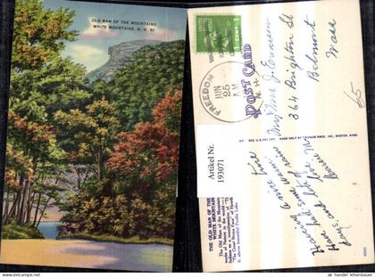 193071,New Hampshire White Mountains Old man of the Mountains Partie