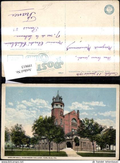 199613,Pennsylvania Carlisle Bosler Hall Dickinson College