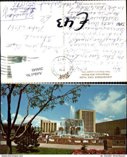 204048,New Mexico Albuquerque Albuquerque Civic Plaza Springbrunnen Brunnen