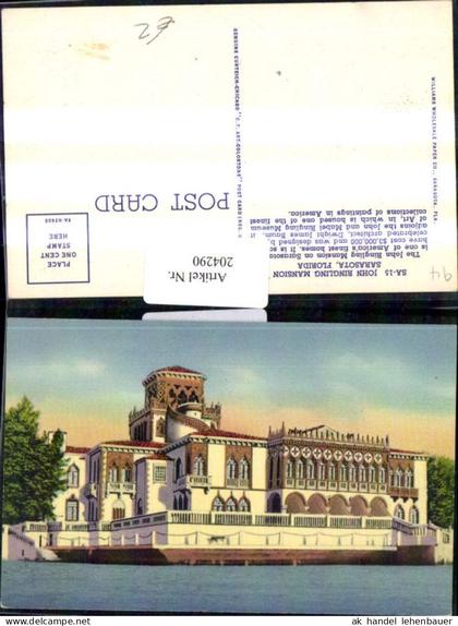 204290,Florida Sarasota John Ringling Mansion