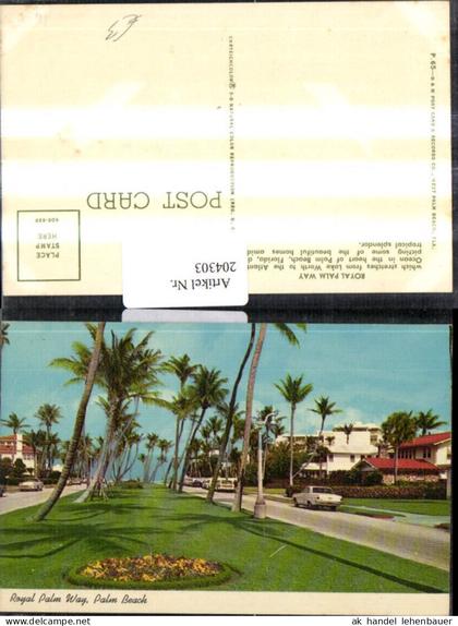 204303,Florida Palm Beach Royal Palm Way