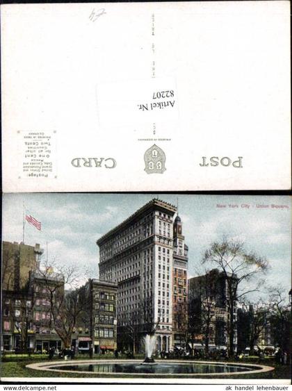 82207,New York Union Square Brunnen