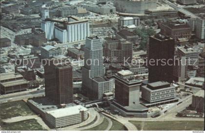 Akron Ohio Fliegeraufnahme the Holiday Inn Cascade Bldg