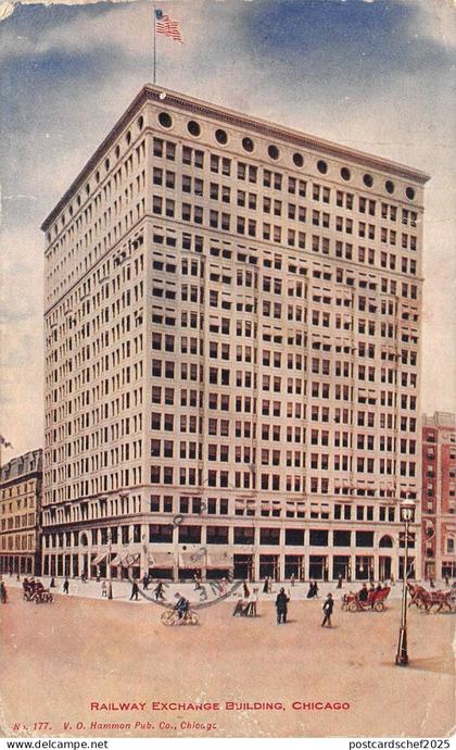 BR43256 Railway exchange building chicago    Chicago