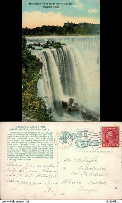 Niagara Falls (NY) Niagarafälle / Niagara Falls Horseshoe Falls 1912