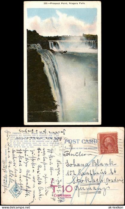 Niagara Falls (NY) Prospect Point Niagarafälle Niagara Falls USA 1927