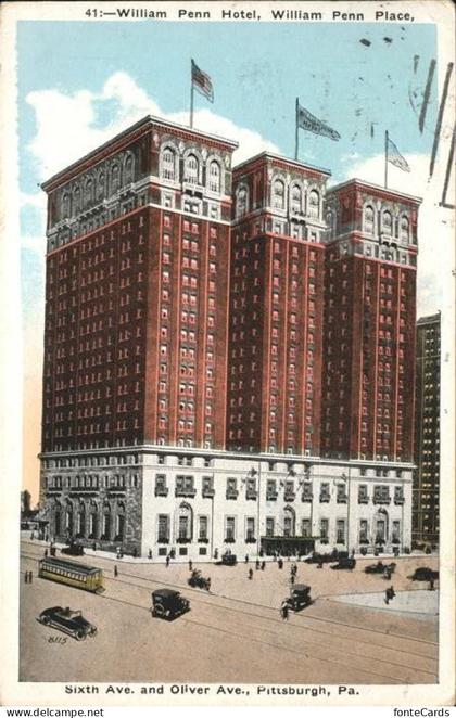 Pittsburg Pennsylvania Sixth Ave and Oliver Ave