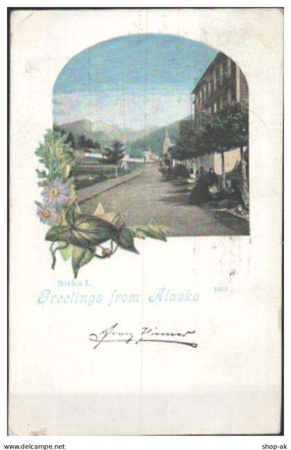 S7983/ Alaska Sitka I.   AK 1899 Verlag: Compagnie Comet No. 166