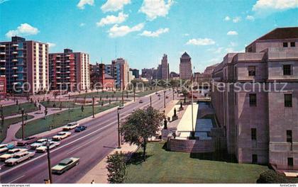 St Louis Missouri MO Market Street Plaza Square New Federal Building and Municip