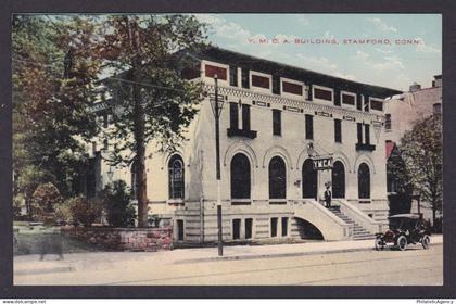 Postcard, United States, Stamford CT, Y. M. C. A. Building