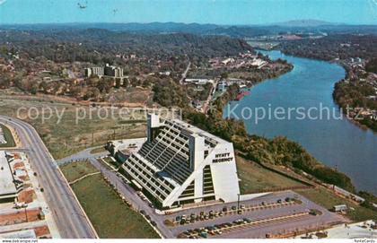 Knoxville Tennessee Hyatt Regency Tennessee River Air view