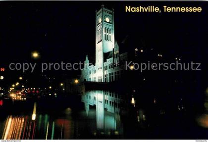 Nashville Tennessee Bahnhof bei Nacht