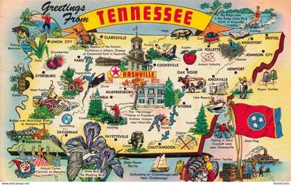 Nashville Tennessee uebersichtskarte