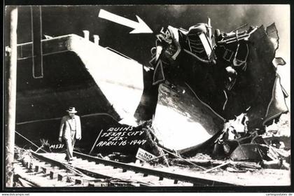 AK Texas City, TX, Ruins of Texas City 1947