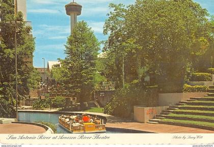 BR98887 san antonio river and the arneson river theatre san antonio usa