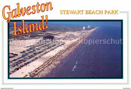Galveston Texas Fliegeraufnahme Strand