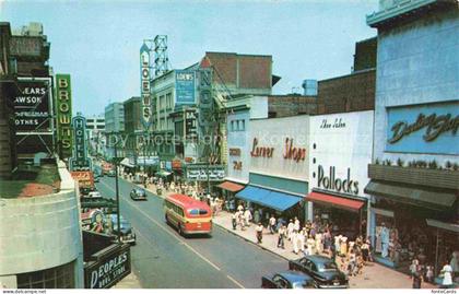 Norfolk Virginia USA Looking north down Granby Street