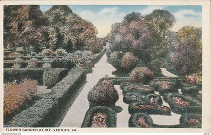 ***  VA ****   VIRGINIA --  Flower garden  MT VERNON  written TTB