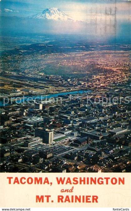 Tacoma Fliegeraufnahme Mont Rainier