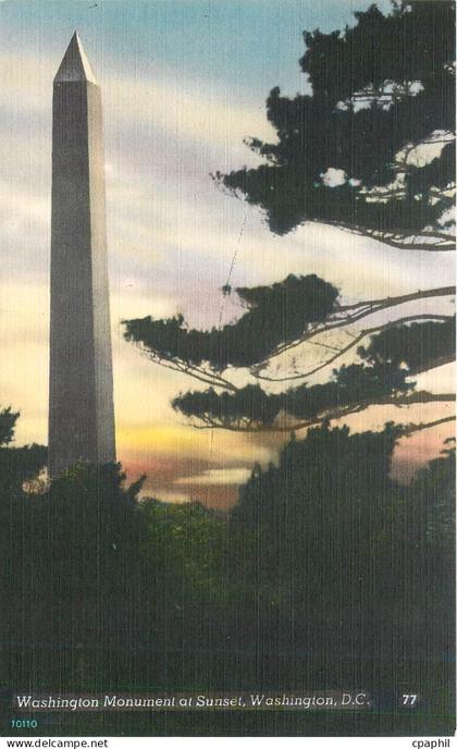 CPA Washington Monument at Sunset Washington DC