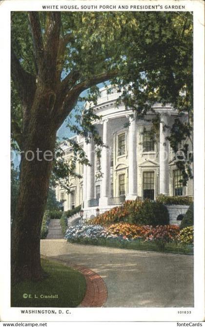 Washington DC White House Presidents Garden
