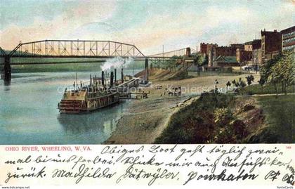 Wheeling West Virginia USA Ohio River Dampfer