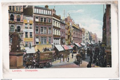 London - Cheapside - & horse carriage
