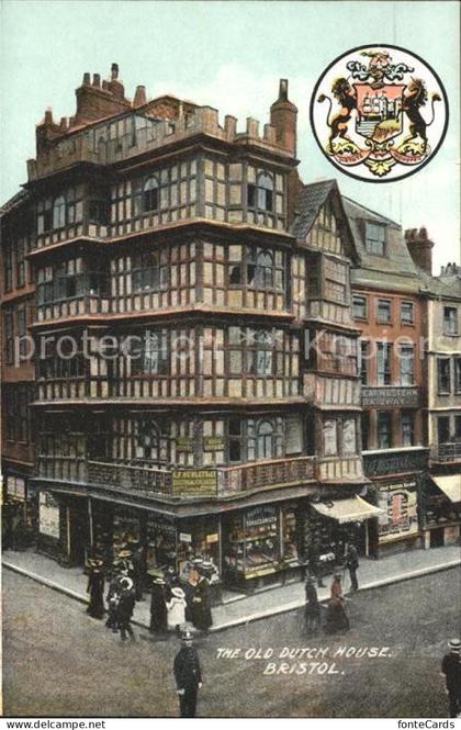 Bristol UK Old Dutch House Arms of Bristol Wappen