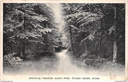 BR60484 footpath throug s king s wood tyler green bucks uk