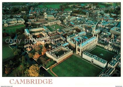 Cambridge Cambridgeshire Aerial view