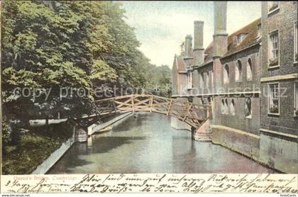 Cambridge Cambridgeshire Queen's Bridge