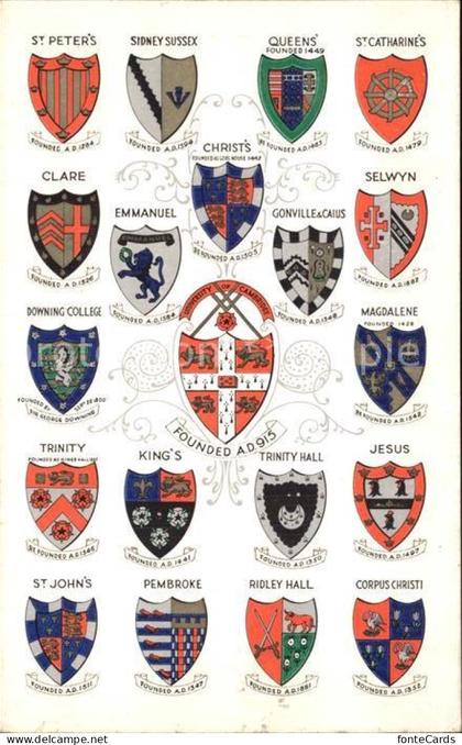 Cambridge Cambridgeshire University of Cambridge Wappen