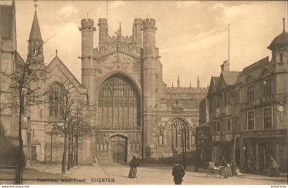 Chester Cheshire Cathedral West Front